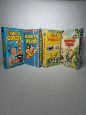 4 Vintage Cartoons VHS Woody Woodpecker, Mighty Mouse, Inspector Gadget, Capers