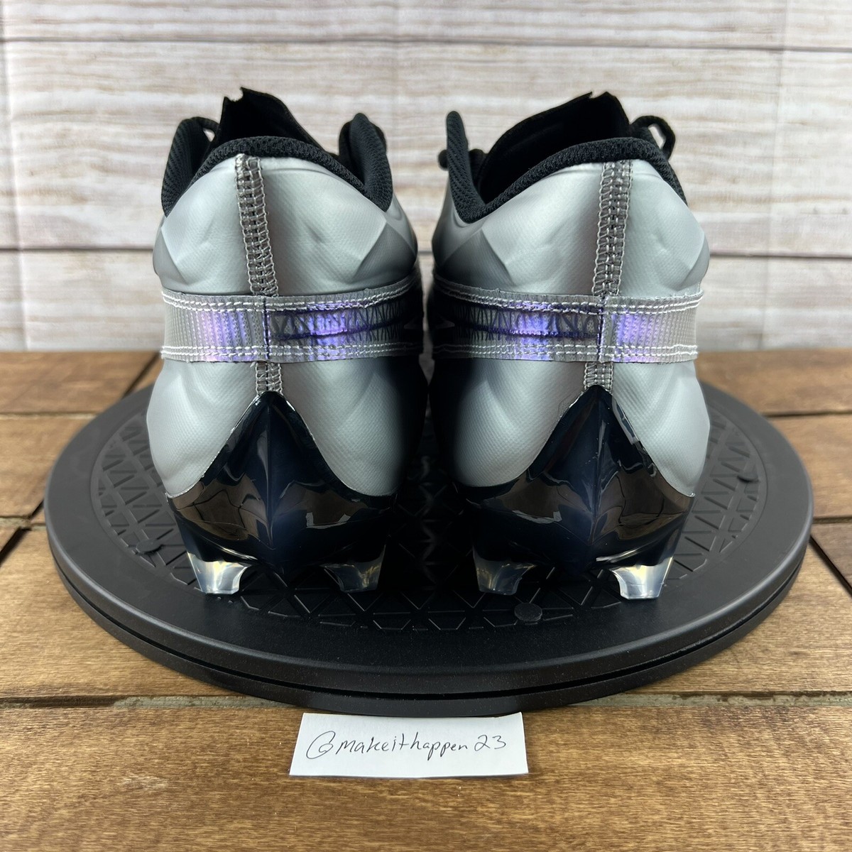 NIKE Vapor Edge Elite‎ 360 2 Football Cleats Mens 8 Smoke Grey DA5457-002 Nike Vapor Edge Elite 360 Football Cleats DA5457 002 Smoke  main image 3