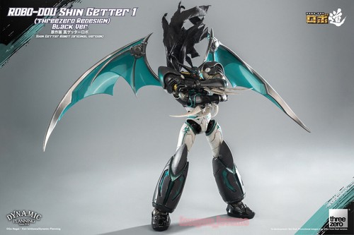3A threezero 3Z05270W0 ROBO-DOU Shin Getter Robo Black Ver Action Figure H23CM - Picture 5 of 9