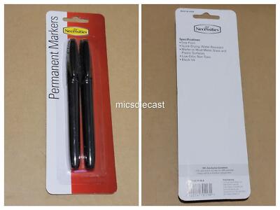 NECESSITIES 2 PERMANATE MARKER PACKAGE BAGGIE NIP