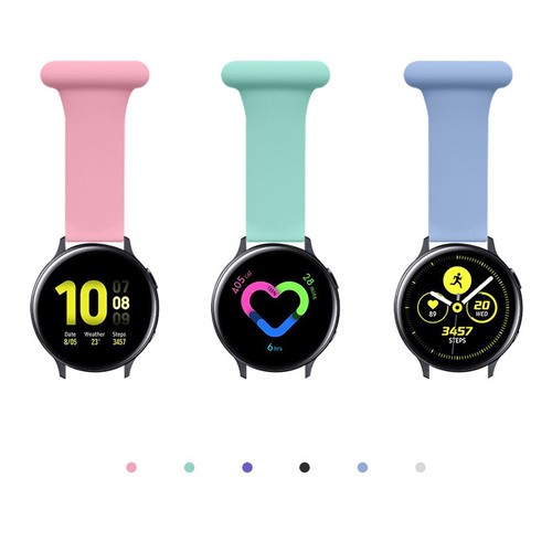 For Samsung Galaxy Watch Active Fob Band Strap 1/2 Pin Silicone Nurses Doctors