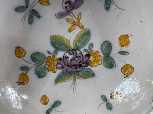 Bartschale rund aus Mardersteingut Tolsane Blumendekor Blume - Bild 4 von 11