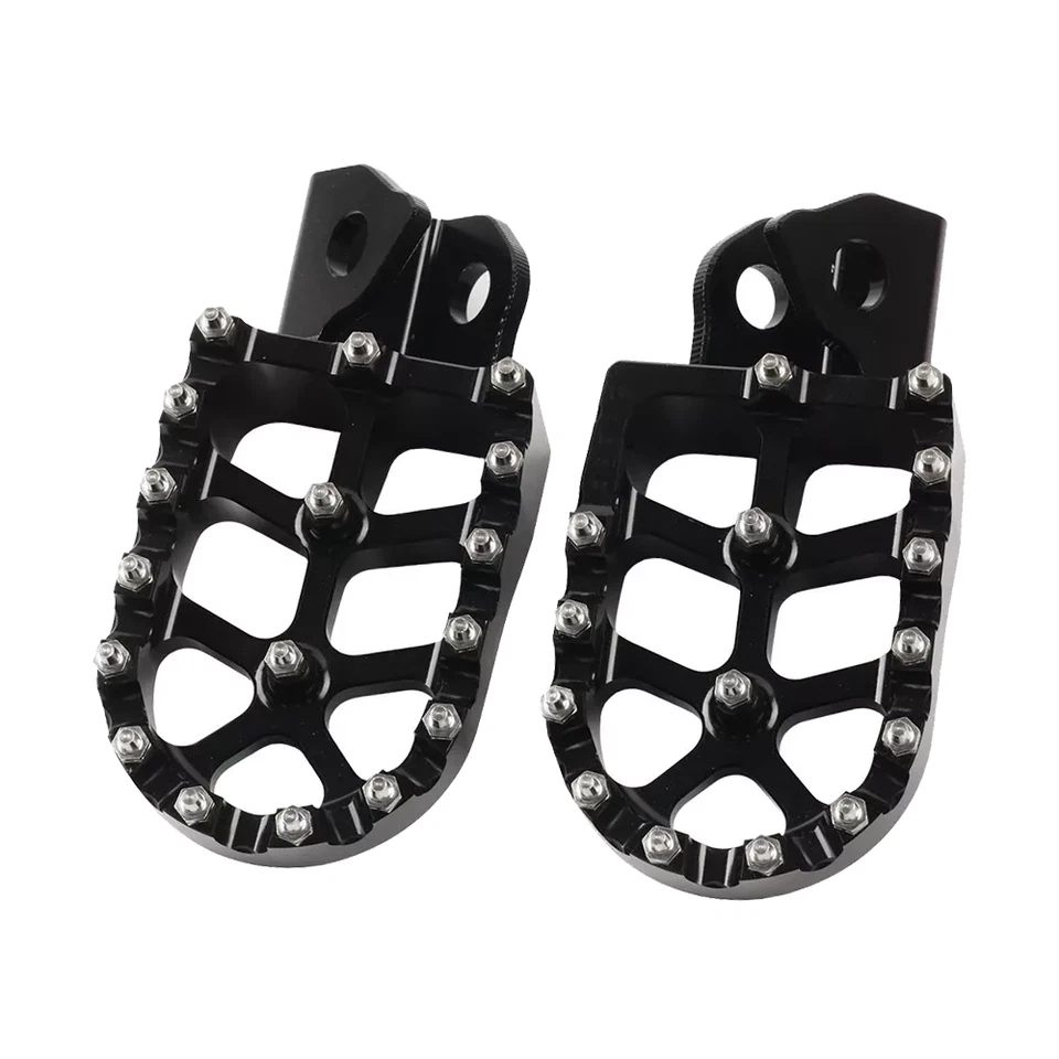 Black Foot Pegs Footrest Foot Pedals For YAMAHA WR250R WR250X WR 250R 250X - Image 3 of 4