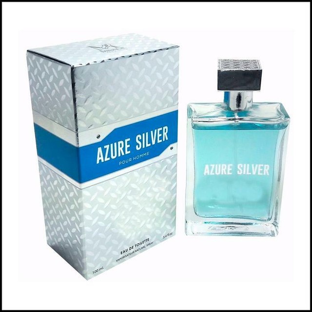 MIRAGE BRANDS MEN AZURE SILVER POUR HOMME 3.4 OZ EDT SPRY eBay