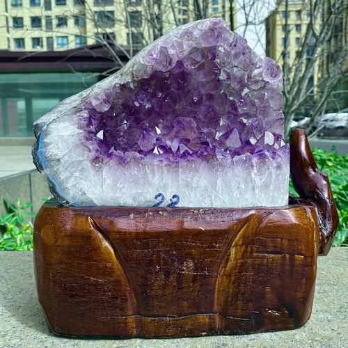 13.84LB Restoration of Natural Amethyst Cave Quartz Cluster Crystal Church - 第 5/17 張圖片