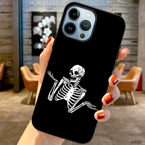 Stylish Skull Cover Soft Phone Case For Apple iPhone 16 15 Pro Max 14 13 12 11 8 - Zdjęcie 17 z 49
