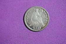 ESTATE FIND 1858 Liberté assise demi-dime #K13100