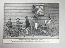 Boy Scouts Helping on the Recruitment Campaign printed image BSA Paperwork