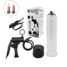 10" Male Vacuum Penis Pump Advanced Pistol Grip - Enlarger Enhancement Extender