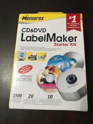 New Sealed Memorex Cd Dvd Label Maker Starter Kit New 1 Top Selling Ebay