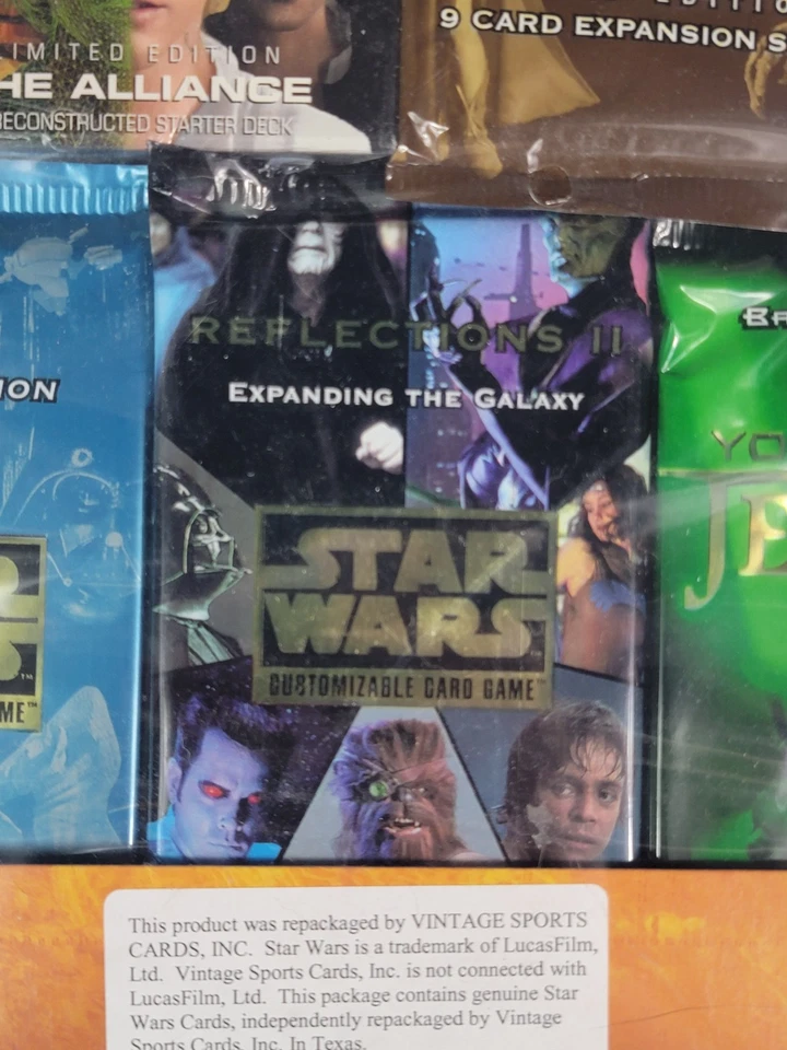 Star Wars CCG - 14x Sealed Packs - Reflections I + II, Death Star II, Premiere - Image 2 of 4