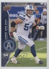 2017 Upper Deck CFL Chris Van Zeyl #49 0e3