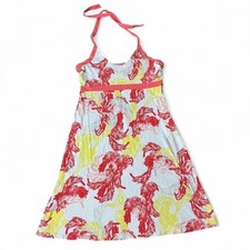 Patagonia Womens Large Halter Sundress Organic Cotton Tropical Dress