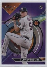 2023 Topps Finest Purple Refractor 123/250 Hunter Brown #69 0su2