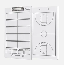 Murray Sporting Goods Basketball Timeout Dry Erase Coaches Clipboard | Double...
