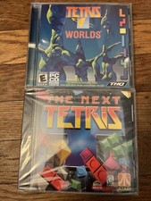 Vintage Tetris Worlds  The Next PC CD-ROM Computer Game Lot Complete w/ Manual