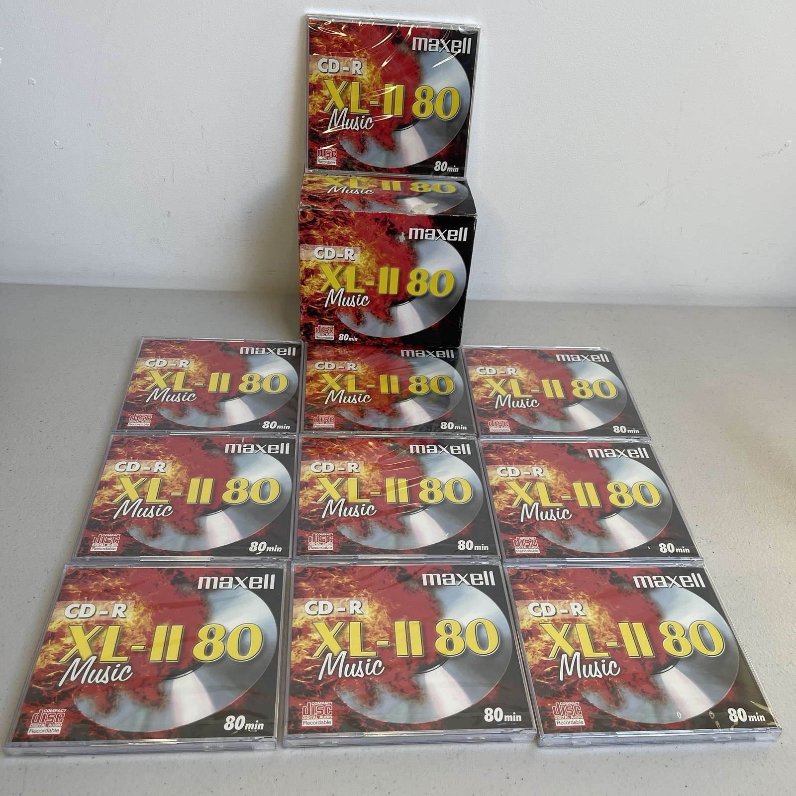 Maxell CD-R 80 XL-II - Music 10 PACK 80 Min Digital Audio Blank Recordable Disc