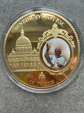 Gedenkmedaille/ Gedenkmünze Papst Benedikt