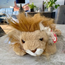 L&ouml;we der L&ouml;we TY Pl&uuml;schtier - mit Etikett, (leicht geknickt)