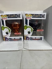 Funko Pop Vinyl Batman: Arkham Asylum The Joker Orange Chrome & Black A27