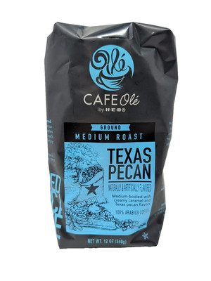 Cafe Ole by HEB Texas Pecan Ground Coffee 12 Ounce Bag