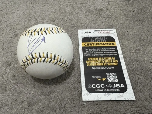 KONNOR GRIFFIN SIGNED PITTSBURGH PIRATES RAWLINGS MLB STITCHED BASEBALL JSA COA