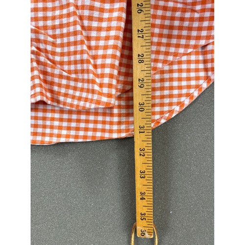 Ralph Lauren Herren Hemd Classic Fit Orange Gingham Button Down 16,5 32/33 L - Bild 7 von 7