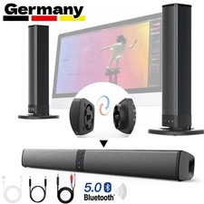 Sistema audio TV-PC Bluetooth soundbar 3D surround subwoofer altoparlante USB