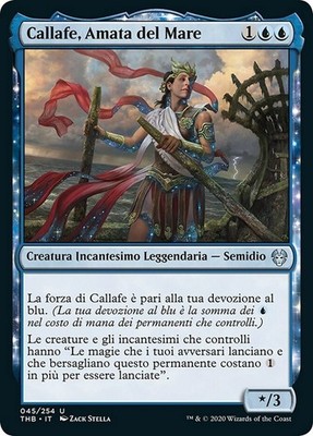 MTG Magic THB Theros Beyond Death - 1x ITA NM 045 U Callafe Amata del Mare
