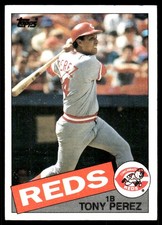 Tony Perez 1985 Topps #675 Cincinnati Reds MLB READ FREE SHIPPING AutographDen