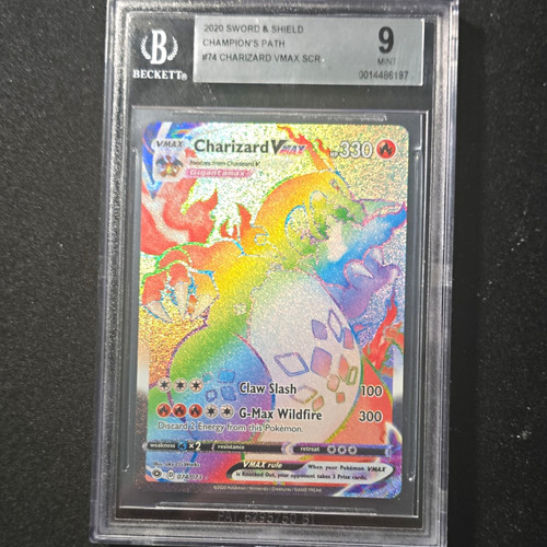Charizard VMAX graded BGS 9 for sale on eBay