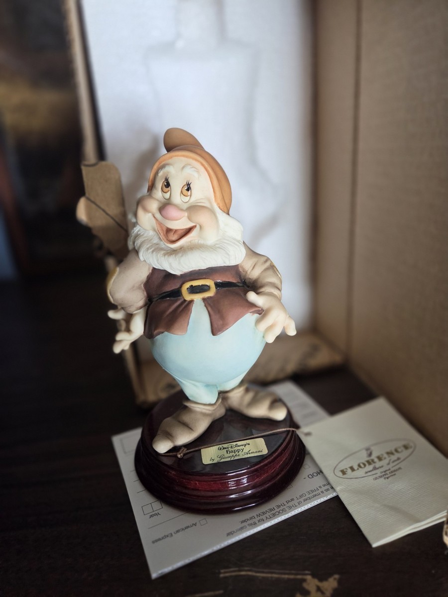 GUISEPPE ARMANI FLORENCE DISNEY SNOW WHITE DWARF HAPPY w/ORIG BOX