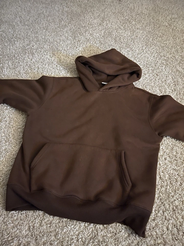 Sudadera con capucha de peso pesado Mocha 480 GSM Foto 2 de 2