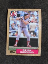 1987 Topps Brian Downing California Angels #782 Baseball Card