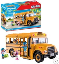 Playmobil City Life School Bus Set 71094 46 Pieces NEW Sealed