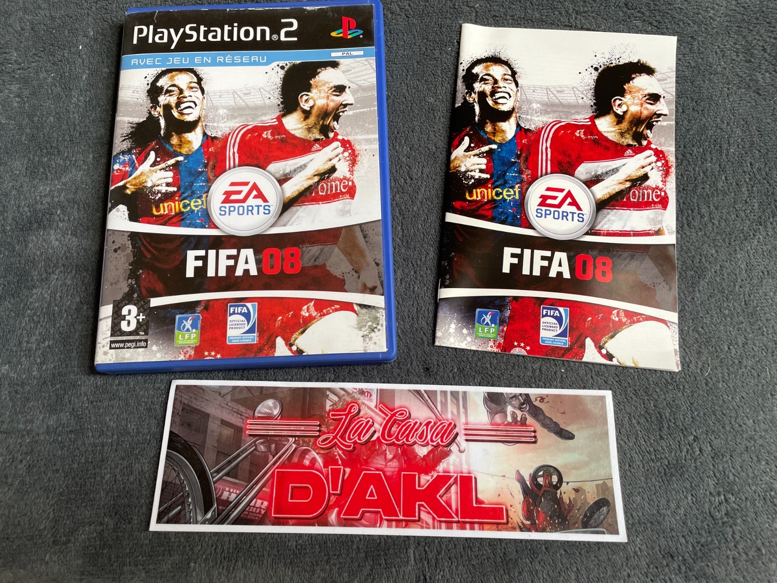 FIFA 08 complet sur Playstation 2 PS2 - FR TBE