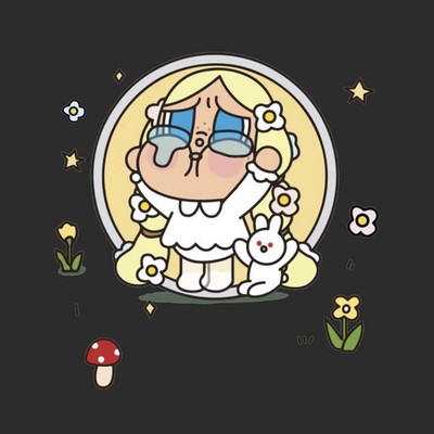 DTF Transfer Sheet Ready To Press Twinkle Molly LabuBu  Size 11 Inch (W) or (H)