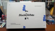 🔥2025 Topps black & white Factory Sealed Box. RC,  SSP Skenes Judge, Ohtani ?🔥