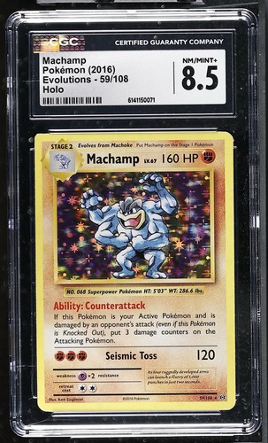 Machamp graded CGC 8.5 for sale on eBay
