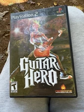 Guitar Hero (PS2, Playstation 2) Complete in Box CIB - Tested
