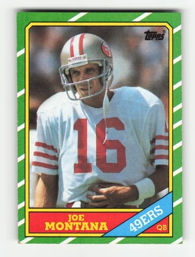 1986 Topps #156b Joe Montana