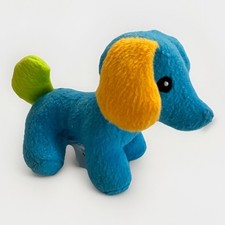 B You Battat Happy Critter Clinic Animal Pet Blue Dog 4" Plush Replacement