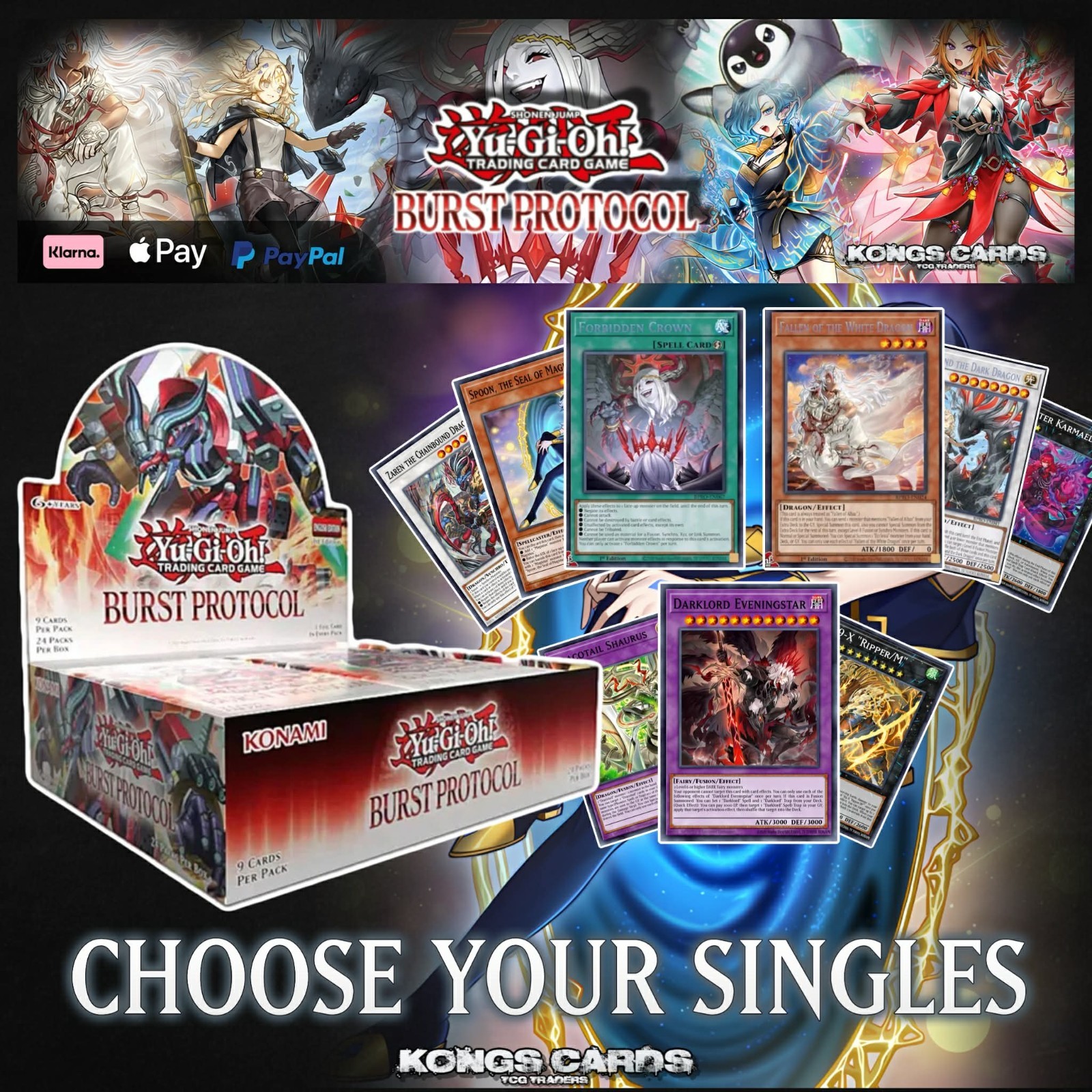 YuGiOh Burst Protocol BPRO-EN Choose Your Singles! PREORDER
