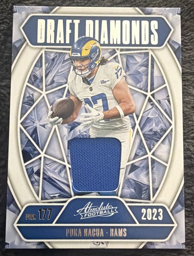Puka Nacua #DDJ-PNA 2025 Panini Absolute Draft Diamonds Jersey card