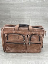 VTG Tumi Alpha Leather Briefcase Brown Expand...