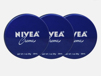 3 pcs Nivea Travel Size 1 oz. Creme Hand Body Skin Moisturizing Cream 30ml
