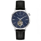 Bulova Aerojet Open Heart Automatic Blue Dial 38mm Classic Men's Watch 96A342