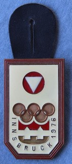 S63) BH Truppenkörper Abzeichen Olympiade "Innsbruck 1976" RR