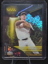 2025 Topps Chrome Black Matt Chapman GOLD Mini Diamond Refractor /50