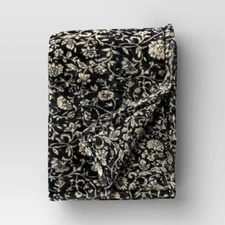 Oversized Printed Floral Primalush Throw Lack/Neutral - Threshold